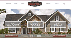 Desktop Screenshot of chapmanwindowsdoors.com